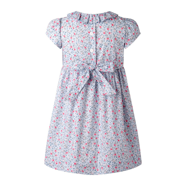 Mini Bouquet Frill Collar Dress
