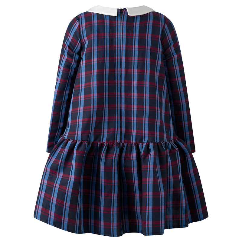 Drop Hem Check Dress Rachel Riley US