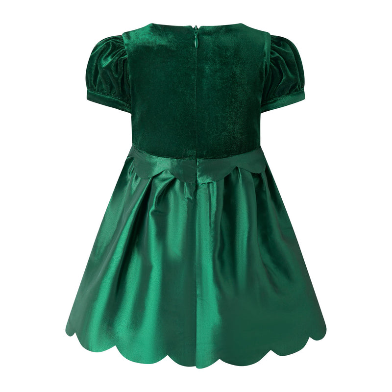 Taffeta Scalloped Dress Rachel Riley US