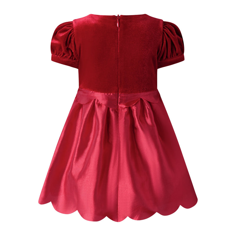 Taffeta Scalloped Dress Rachel Riley US