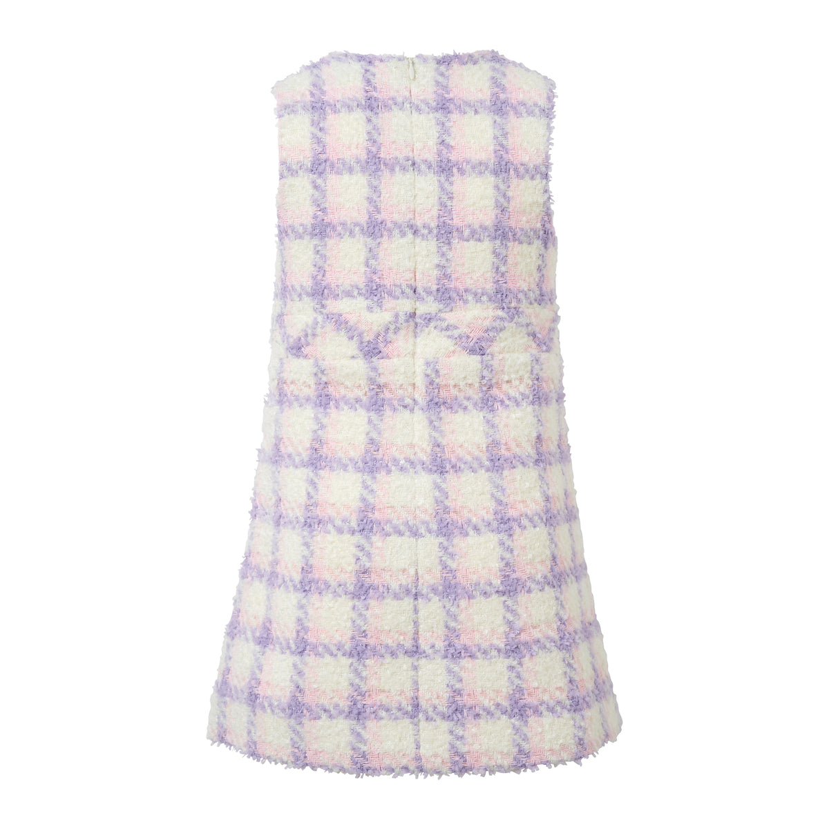 Purple Tweed Dress