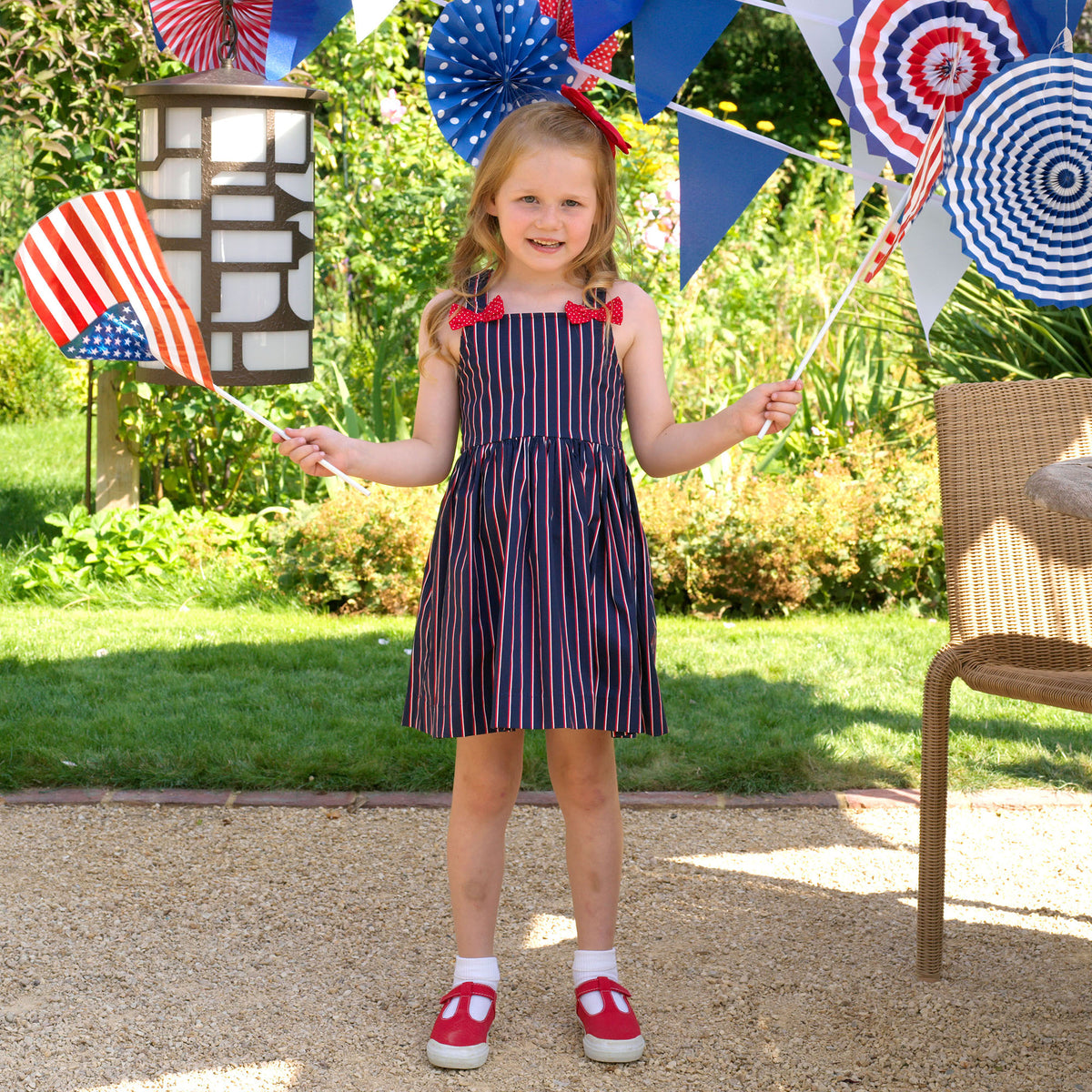Navy Stripe Sundress Rachel Riley US