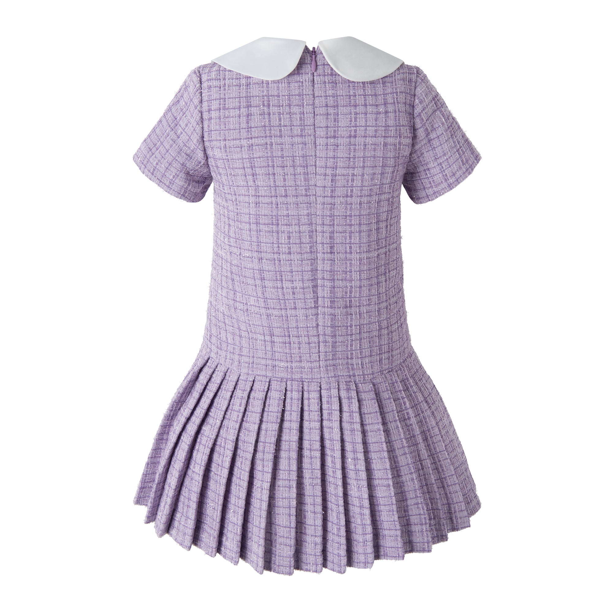 Lavender Tweed Dress