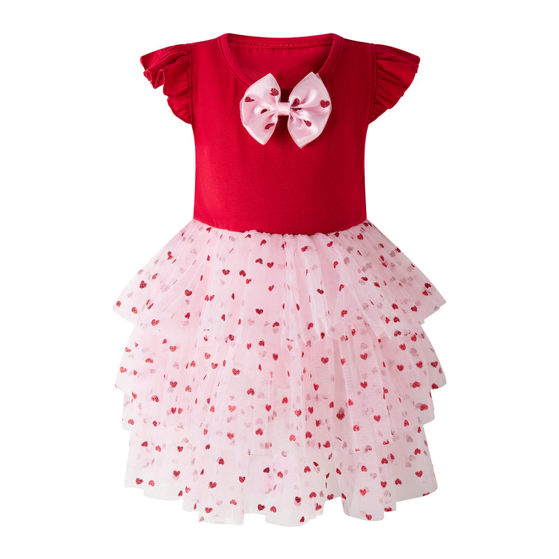 Heart Tulle Tutu Dress & Headband