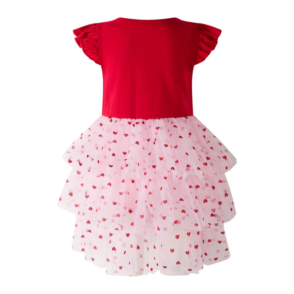Heart Tulle Tutu Dress & Headband
