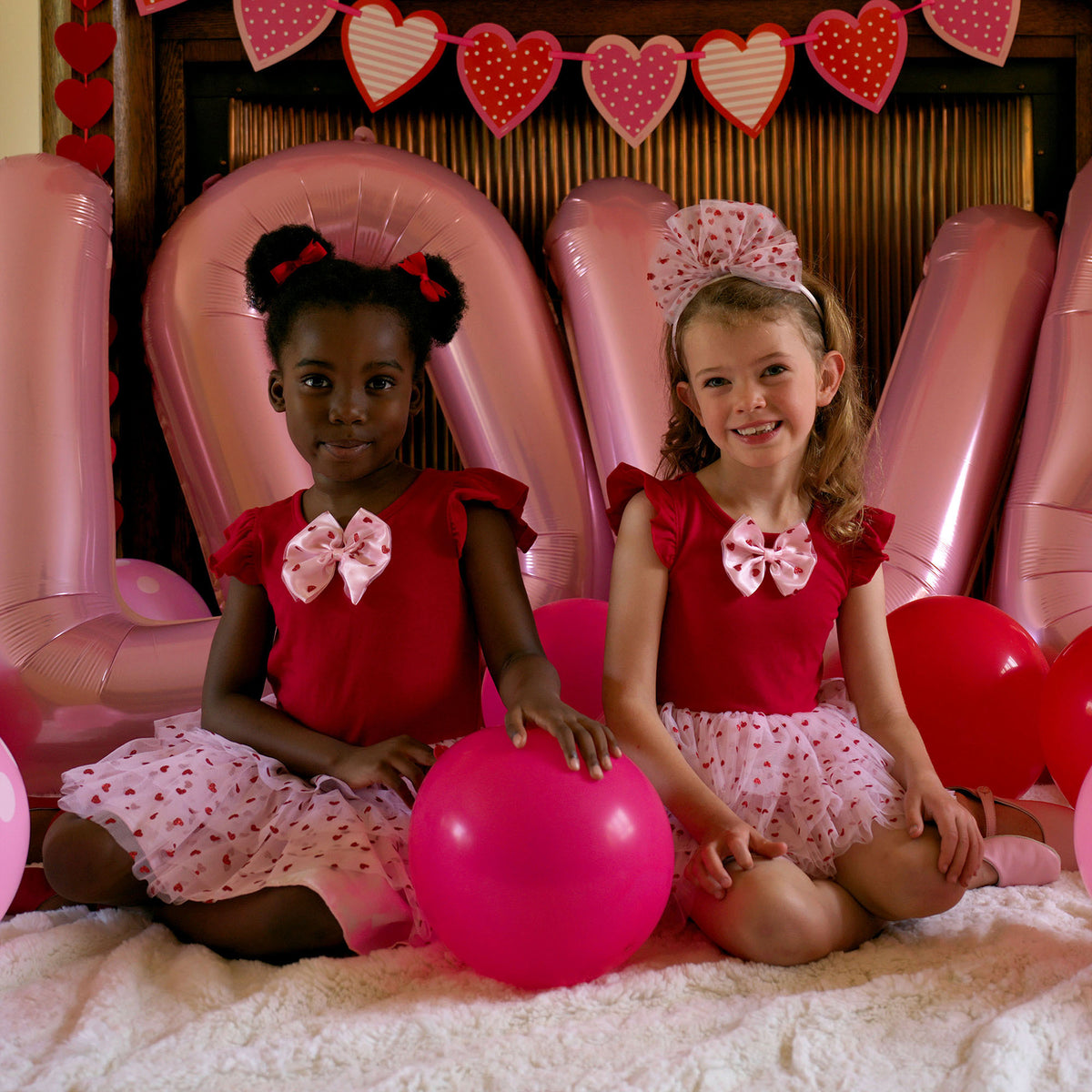 Heart Tulle Tutu Dress & Headband Rachel Riley US