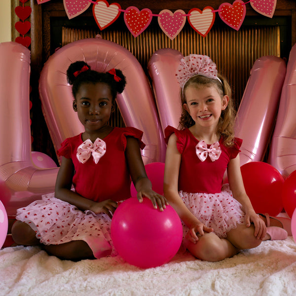 Heart Tulle Tutu Dress & Headband