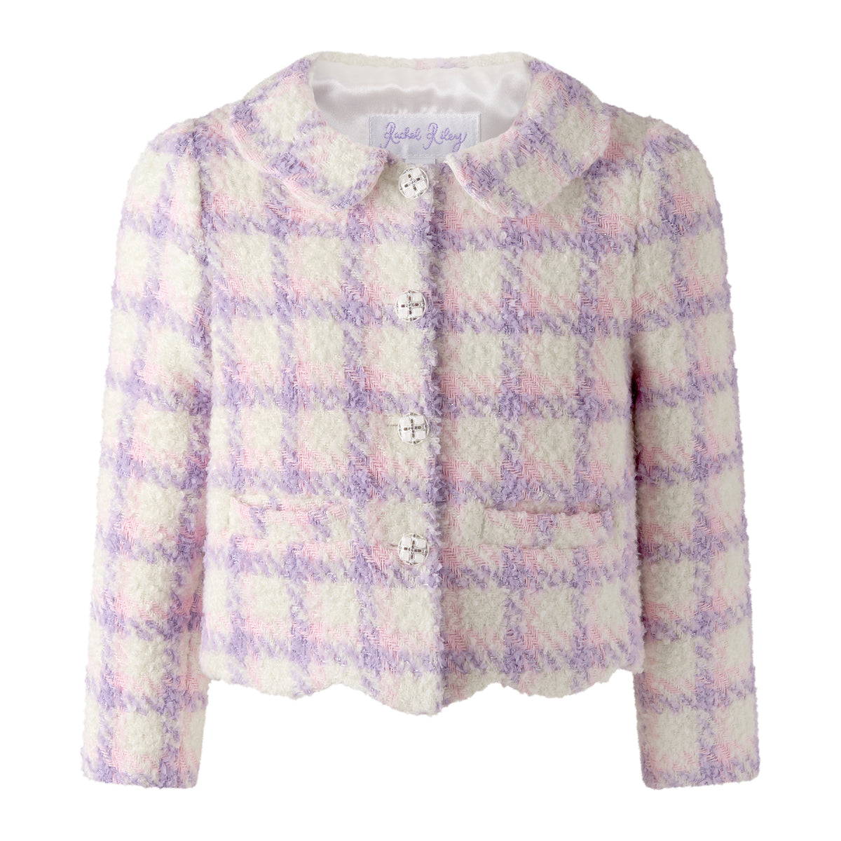 Tweed Scalloped Jacket Rachel Riley US