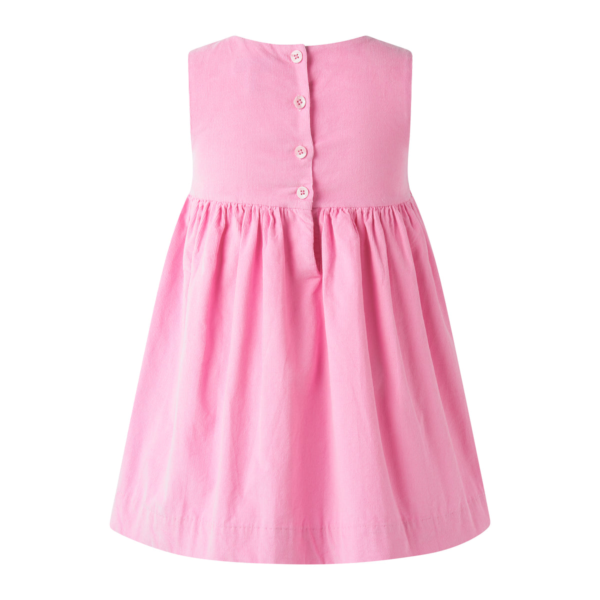 Rose Smocked Babycord Pinafore & Blouse Set