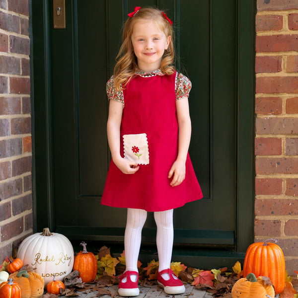 Flower Pocket Pinafore Rachel Riley US