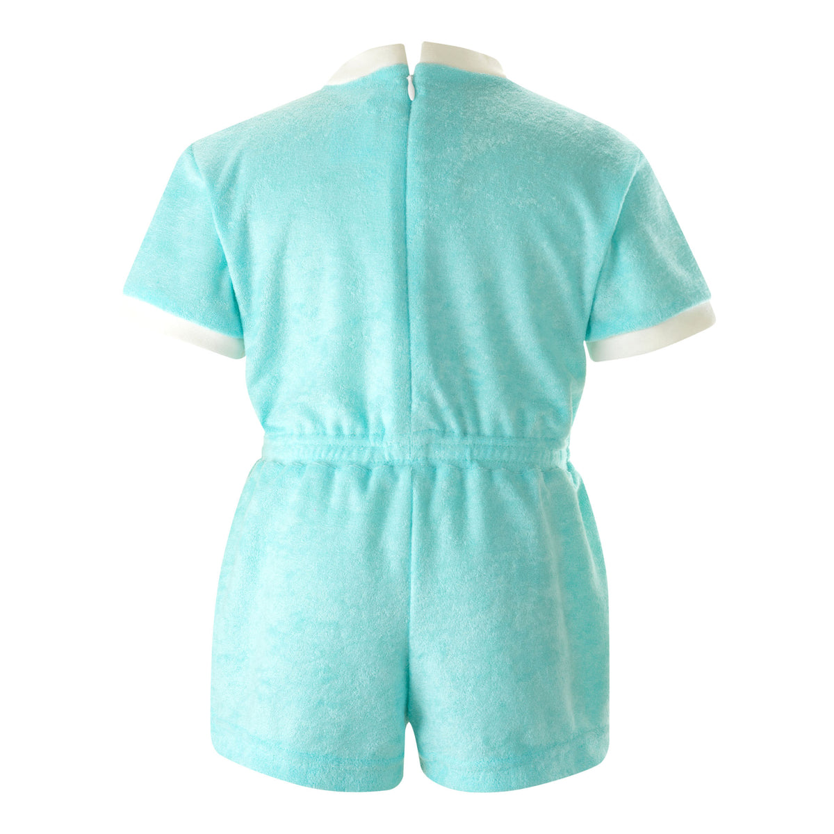 Bow Towelling Playsuit Rachel Riley US