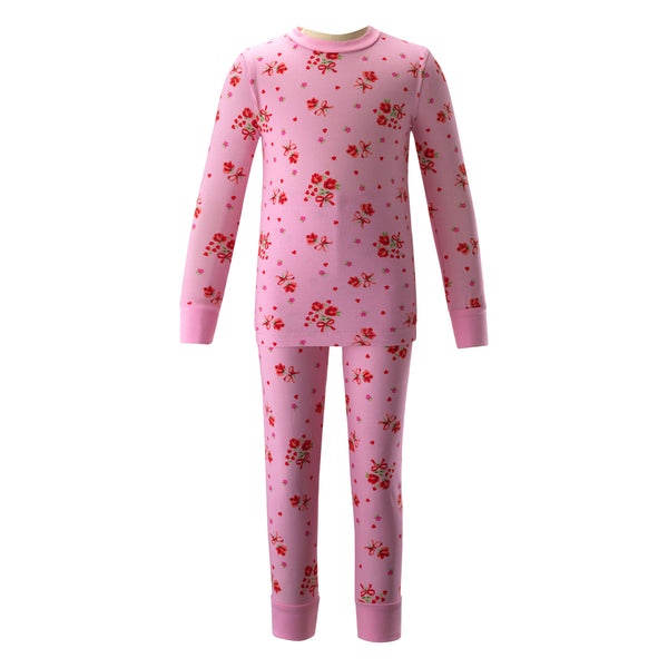 Rose Bouquet Jersey Pajamas