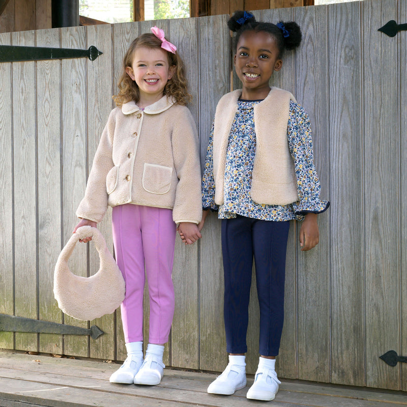 Cream Shearling Jacket Rachel Riley US