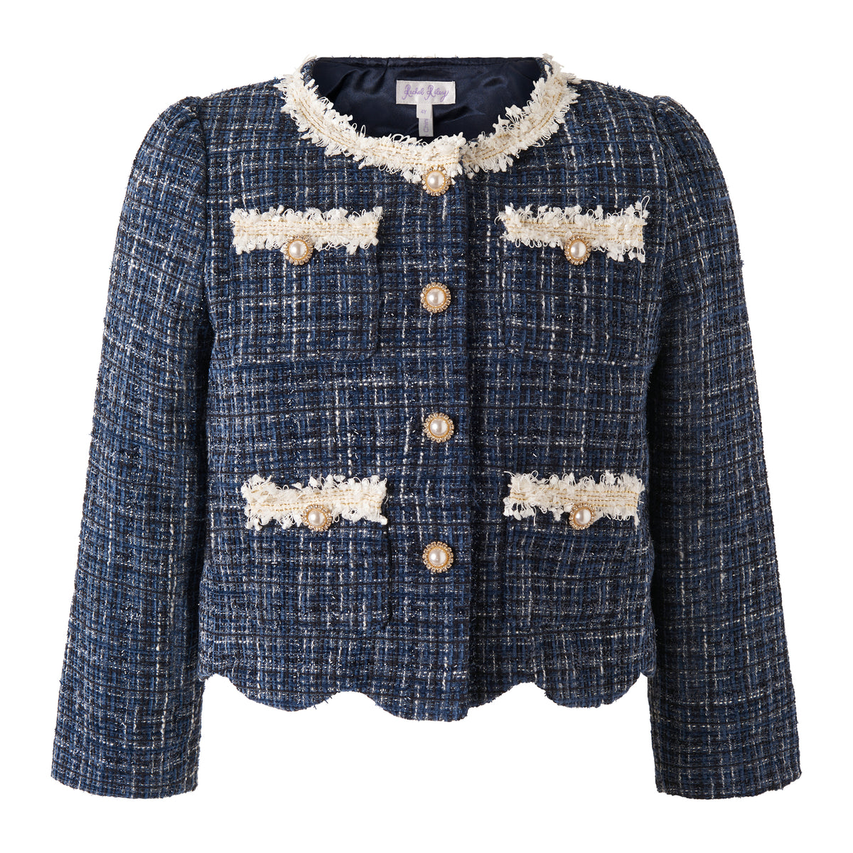 Navy Tweed Skirt Set Rachel Riley US