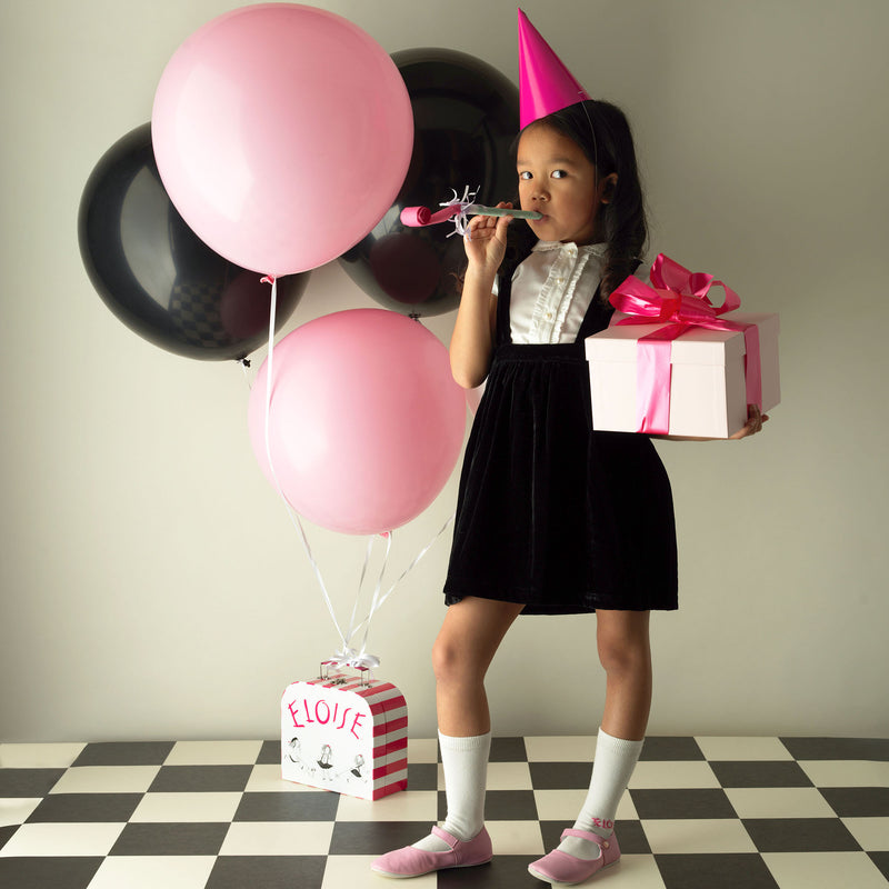 Eloise Black Silk Velvet Pinafore Set