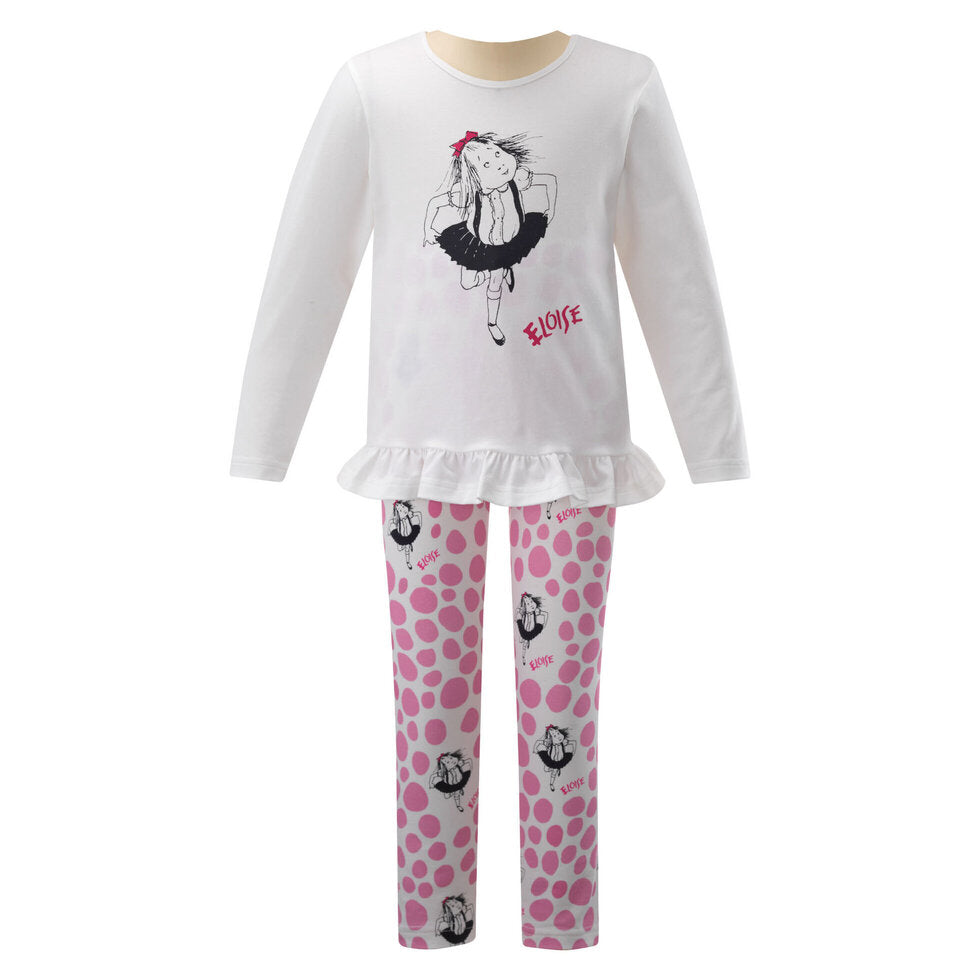 Eloise Polka Dot Jersey Legging Set Rachel Riley US