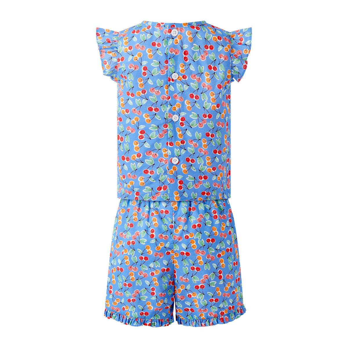 Cherry Ruffle Two Piece Set Rachel Riley US