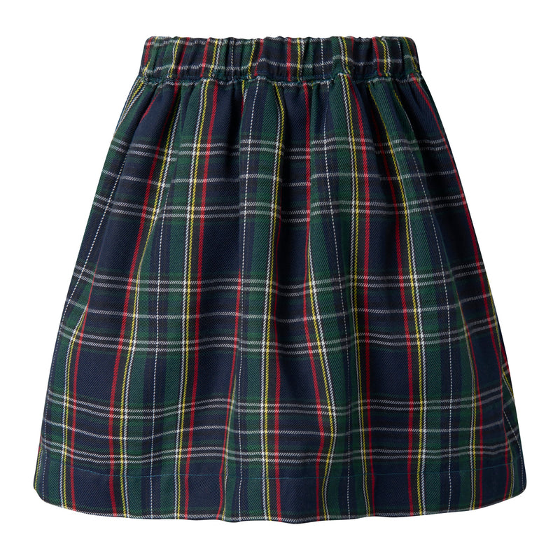 Navy Check Skirt & Blouse Set Rachel Riley US