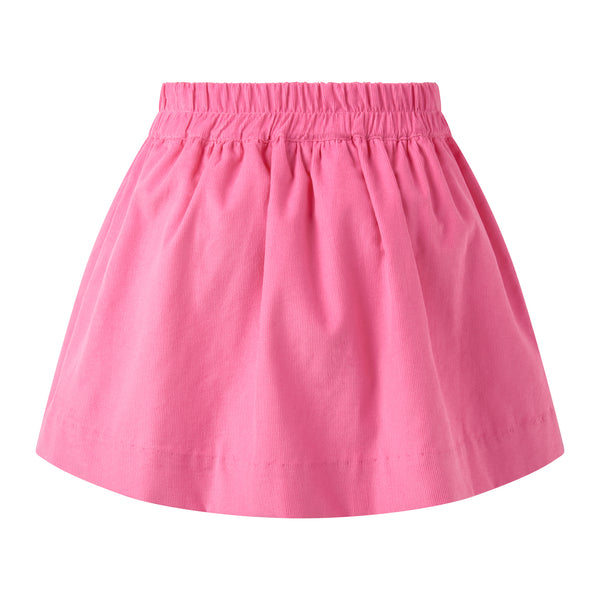 Heart Pocket Babycord Pull-on Skirt