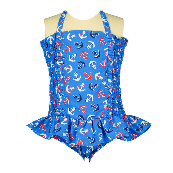 Anchor Ruched Swimsuit