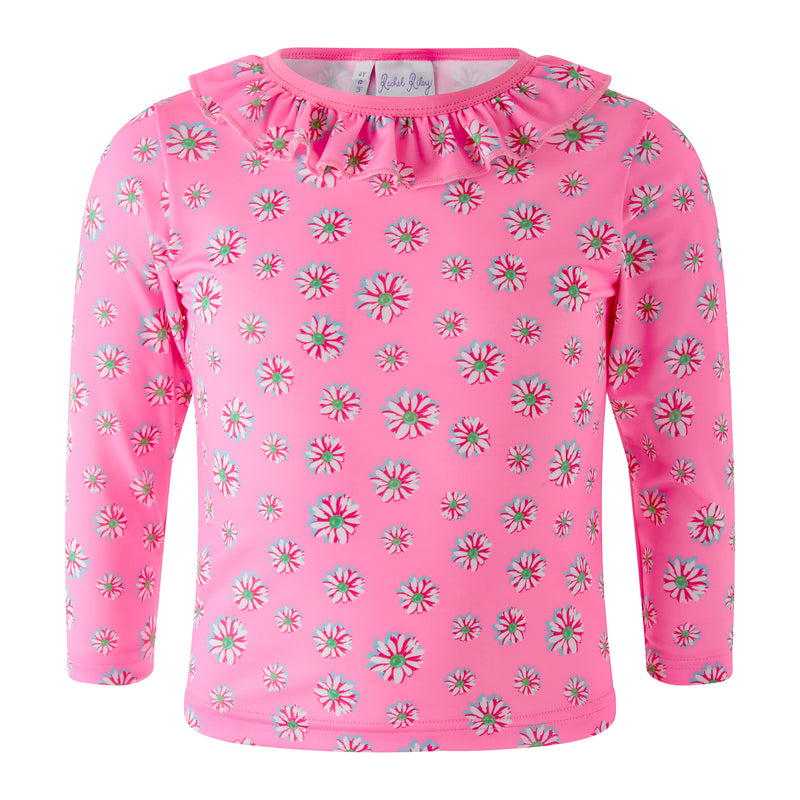 Pink Emblem Rashguard Set Pink Daisy Rashguard Set – Rachel Riley US