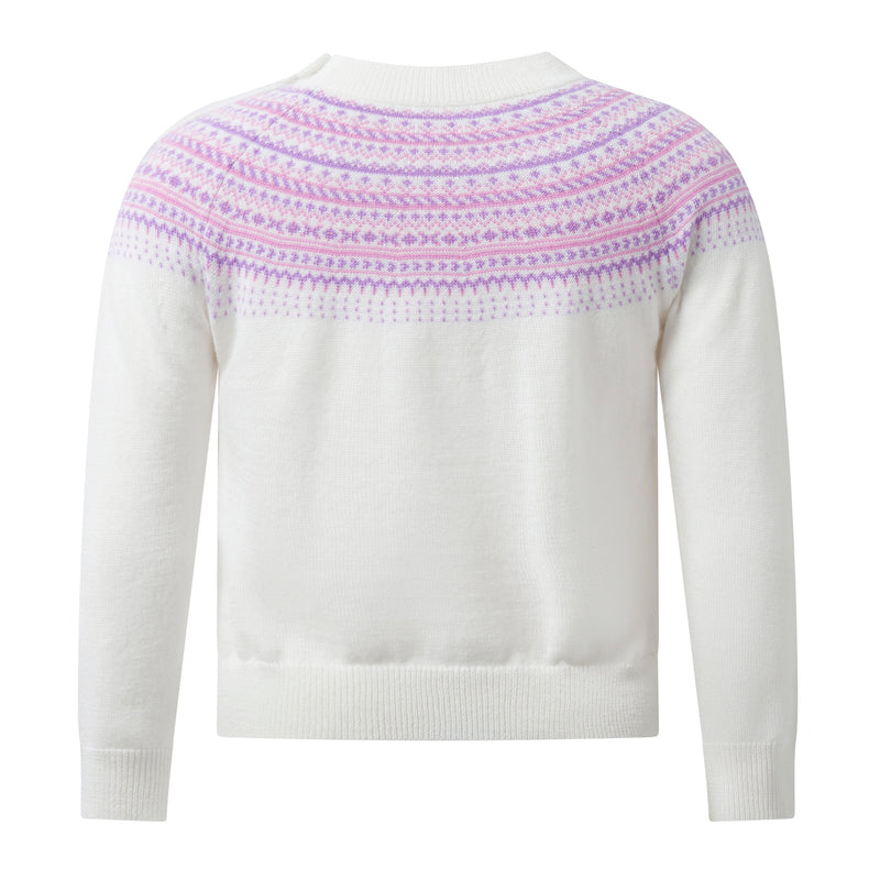 Ivory Fairisle Sweater Rachel Riley US