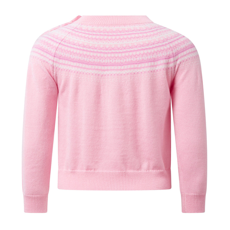 Pink Fairisle Sweater Rachel Riley US