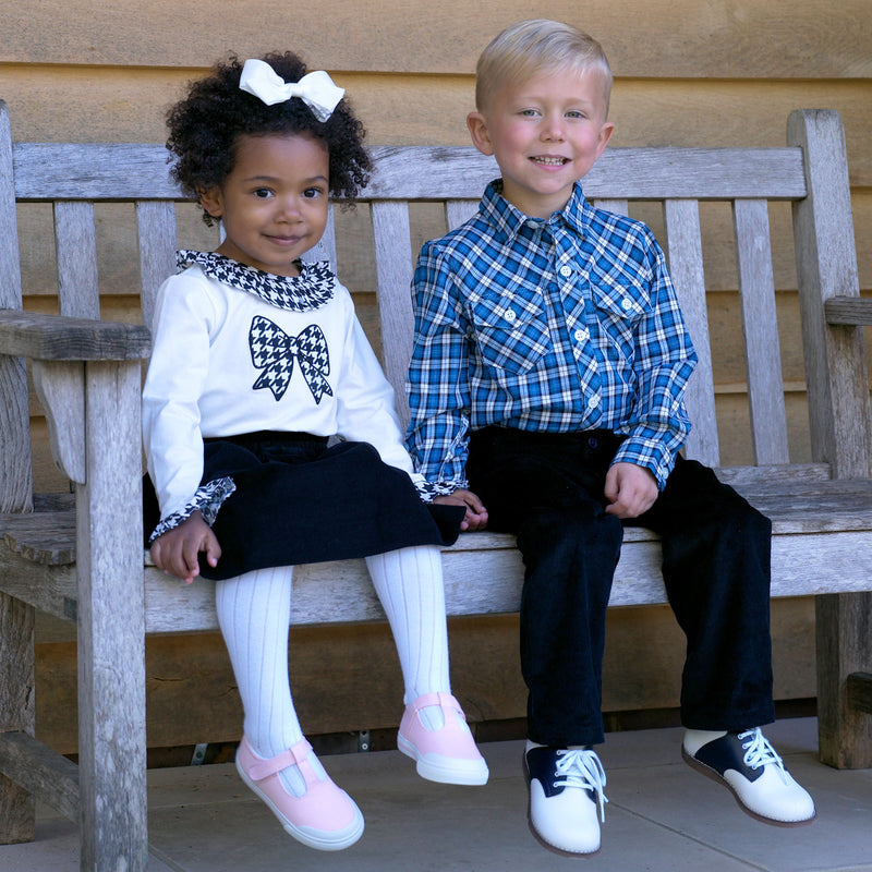 Blue Mini Check Shirt