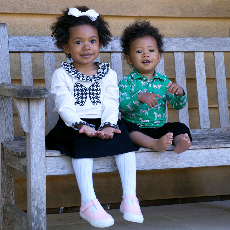 Dalmation Polo Shirt & Trouser Set Rachel Riley US