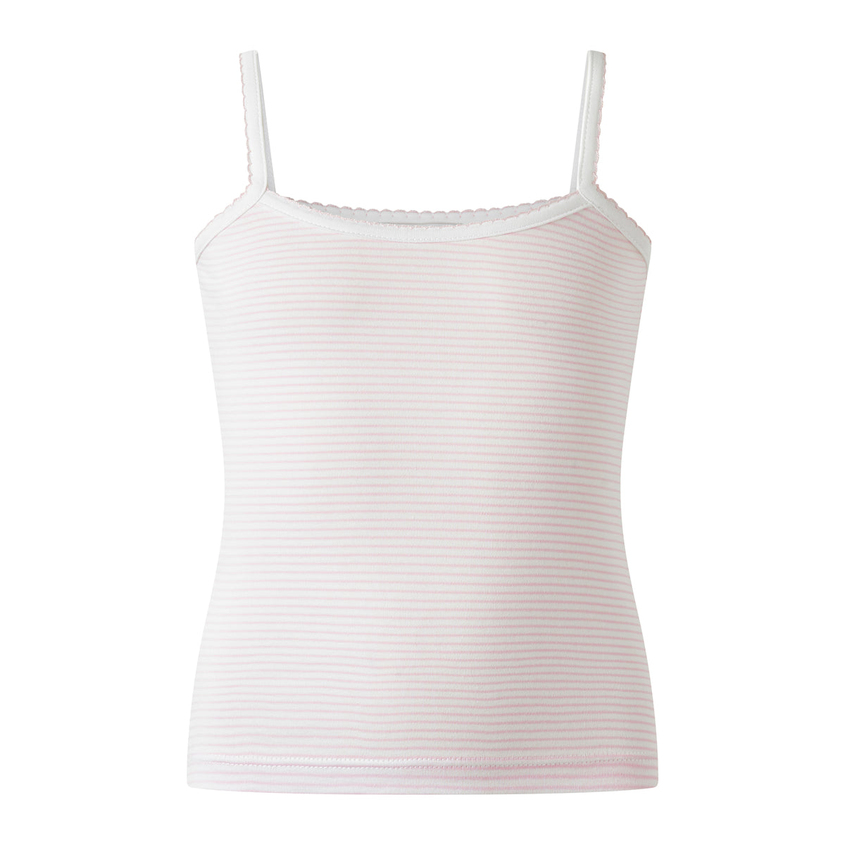 Pima Pink Stripe Underwear Set