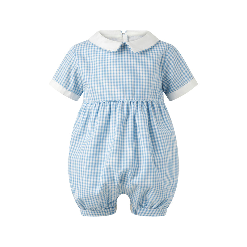 Gingham Babysuit