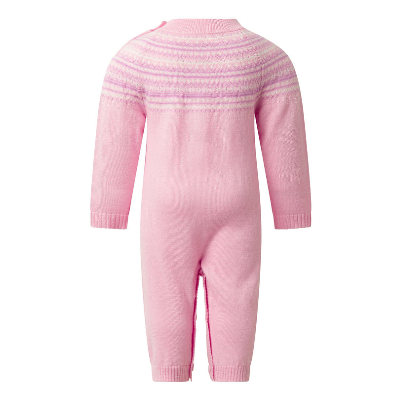 Pink Fairisle Playsuit Rachel Riley US