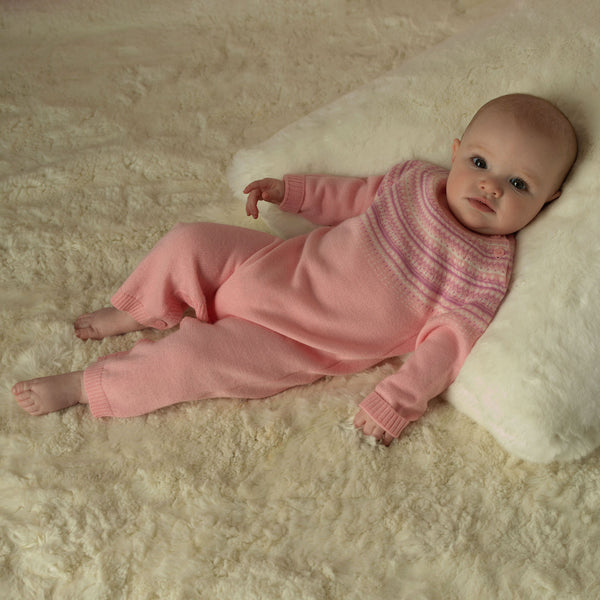 Pink Fairisle Playsuit