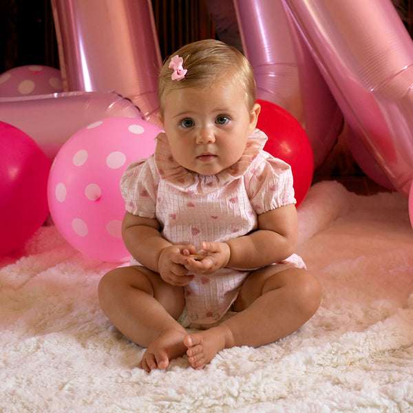 Heart Check Damask Bubble