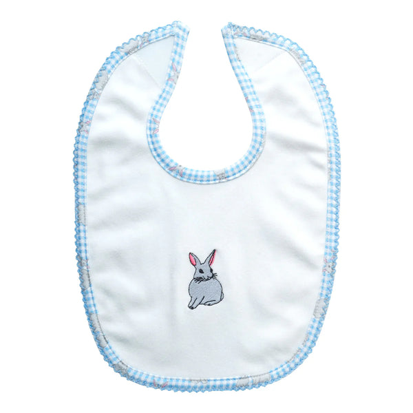 Gingham Bunny Bib Rachel Riley US