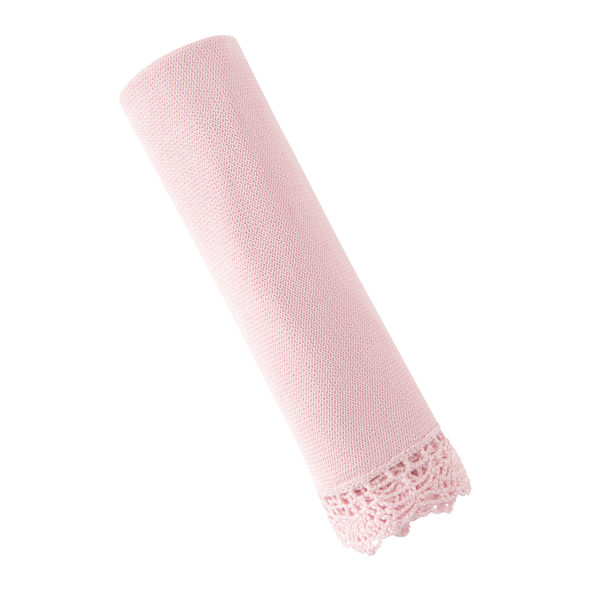 Pima Pink Crochet Blanket Rachel Riley US