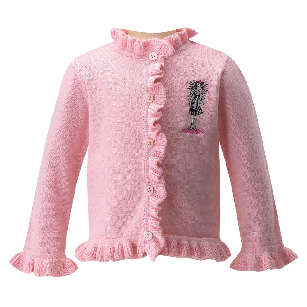 Eloise Infant Pink Embroidered Cardigan Rachel Riley US