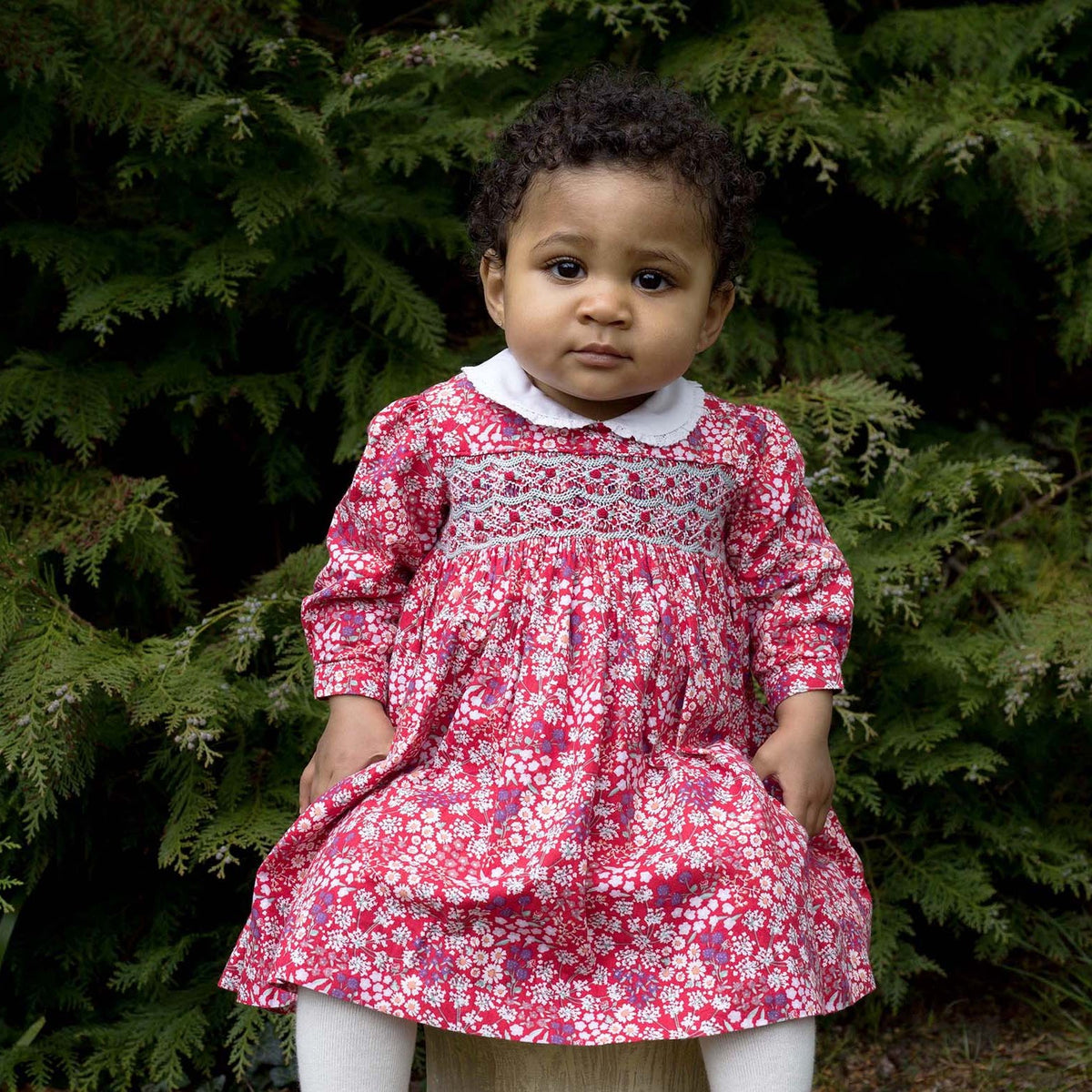 Bouquet Smocked Dress and Bloomers Rachel Riley US