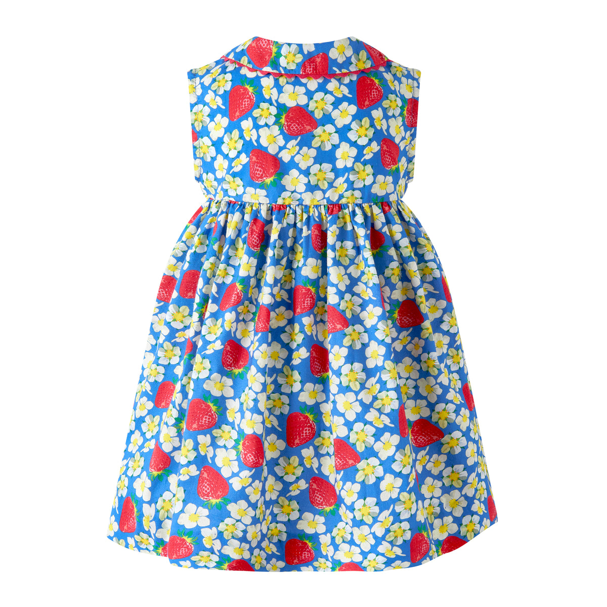 Strawberry Blossom Button-front Dress and Bloomers Rachel Riley US