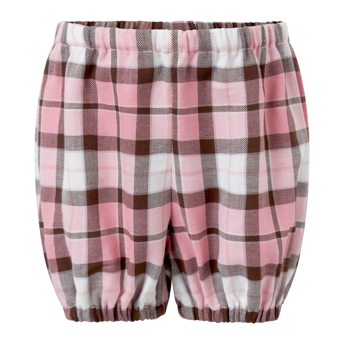 Pink Check Smocked Dress & Bloomers