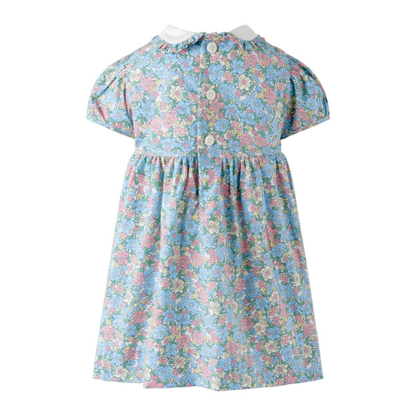 Floral Geometric Smocked Dress & Bloomers Rachel Riley US