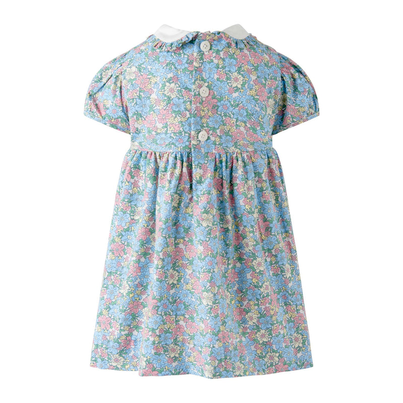 Floral Geometric Smocked Dress & Bloomers Rachel Riley US