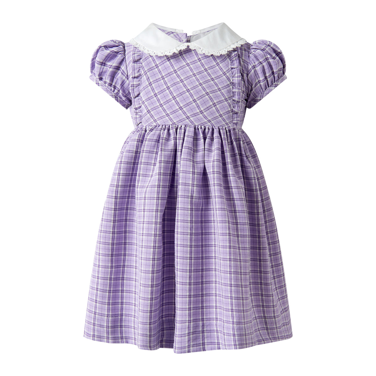 Check Frill Front Dress & Bloomers Rachel Riley US