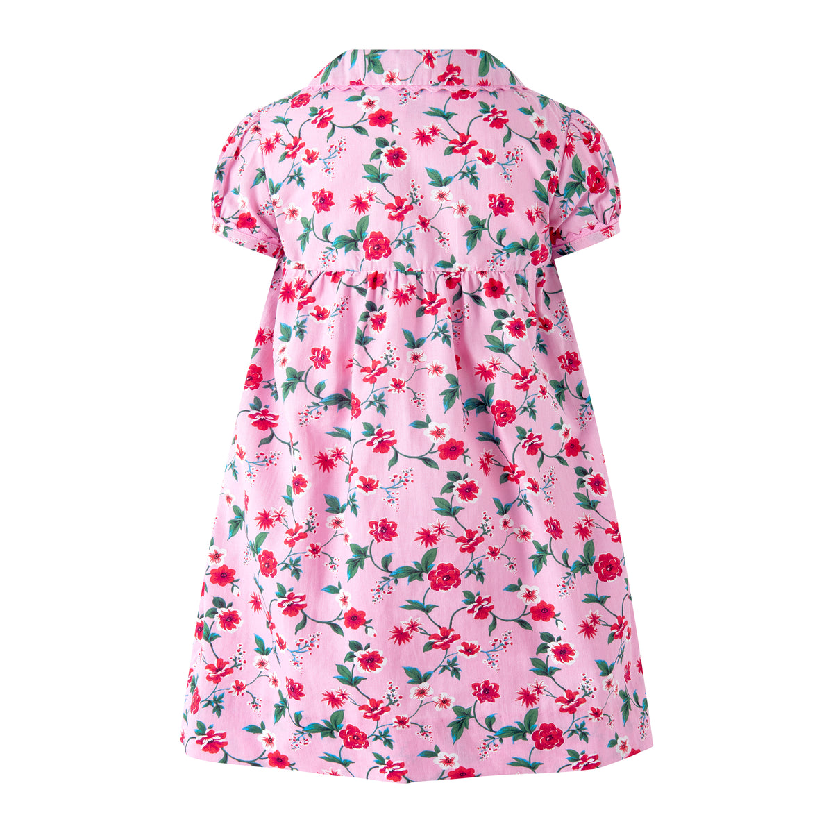 Pink Smocked Button-Front Dress and Bloomers Rachel Riley US