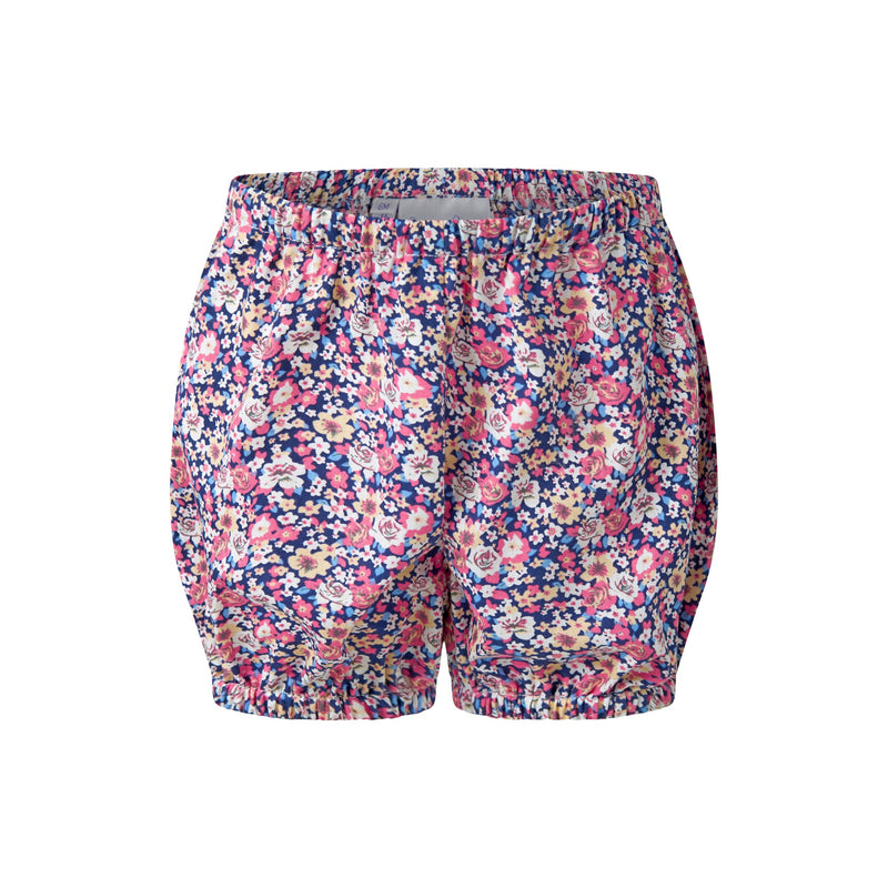 Navy Floral Smocked Button-front Dress Rachel Riley US