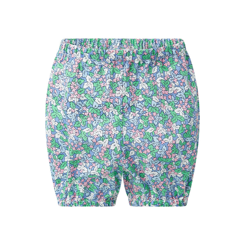 Pink Winter Blossom Frill Dress & Bloomers