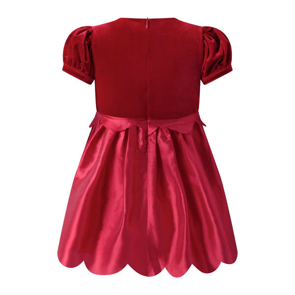 Taffeta Scalloped Dress Rachel Riley US