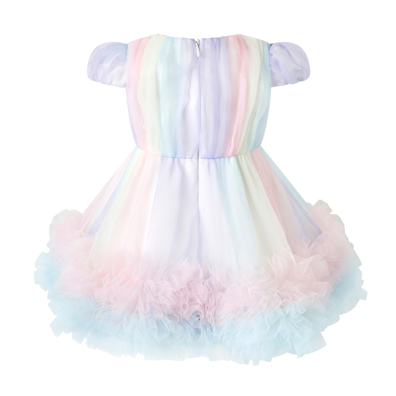 Rainbow Tulle Party Dress 12m