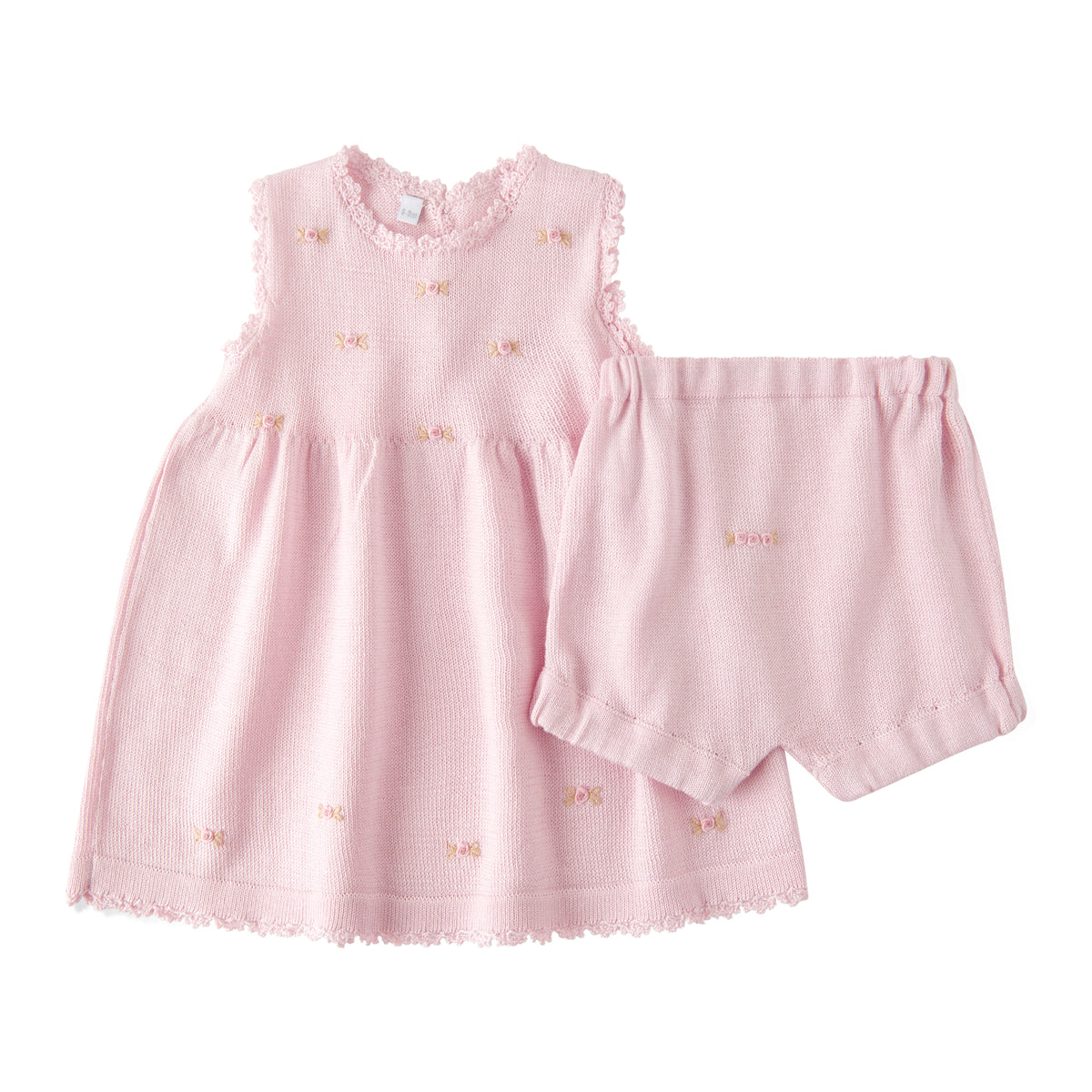 Pima Rose Embroidered Dress and Bloomers Rachel Riley US