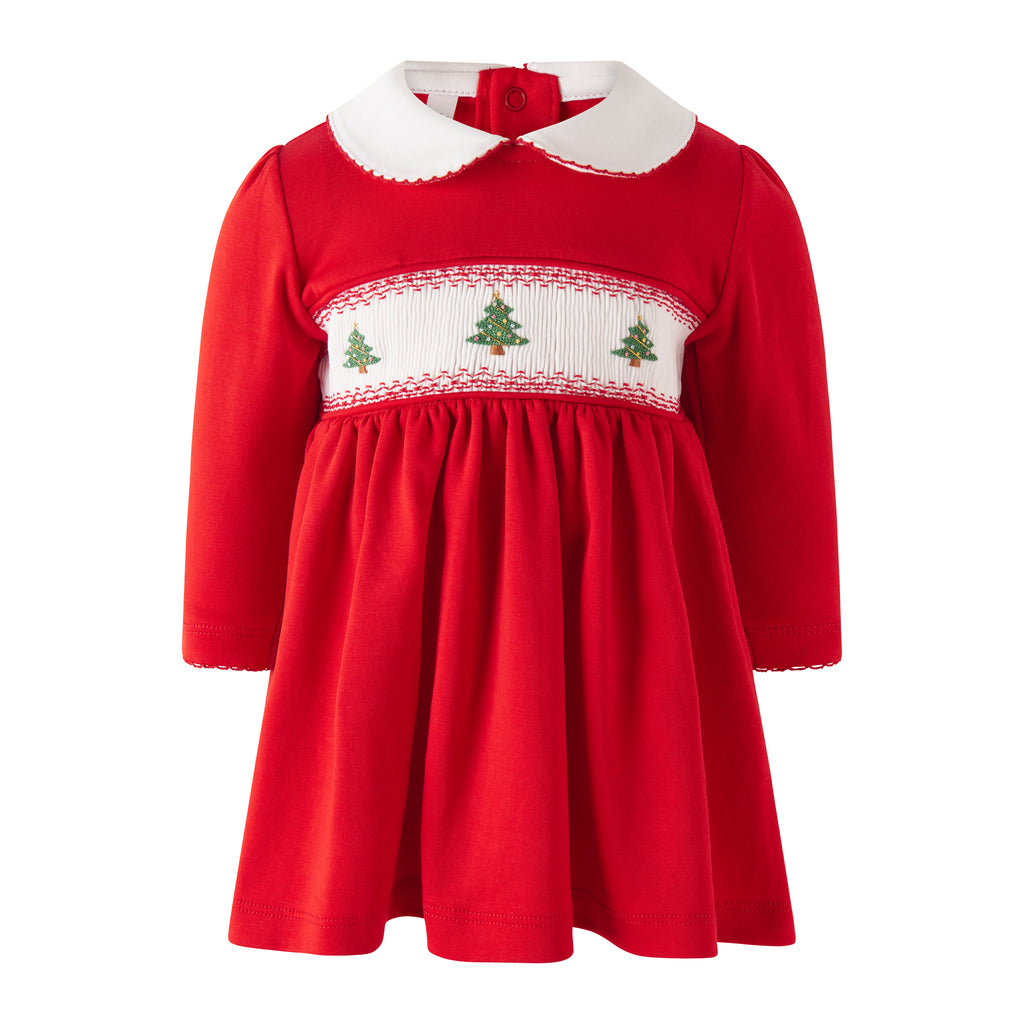 christmas dress smocked Pima Tree Color:Brown/Olive men cream suit This smocked dress is 3D Floral Applique Multi-Panel